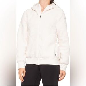 Spyder Women's Lydia Sherpa Fleece Full Zip Hooded Jacket L